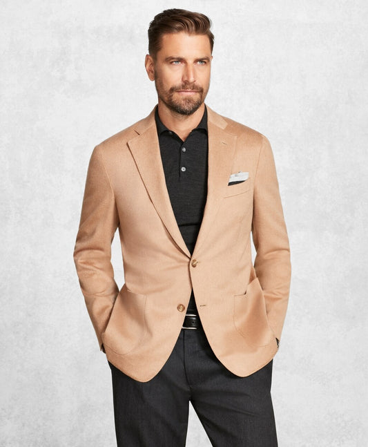 Brooks Brothers Men Golden Fleece® Camel Hair Sport Coat