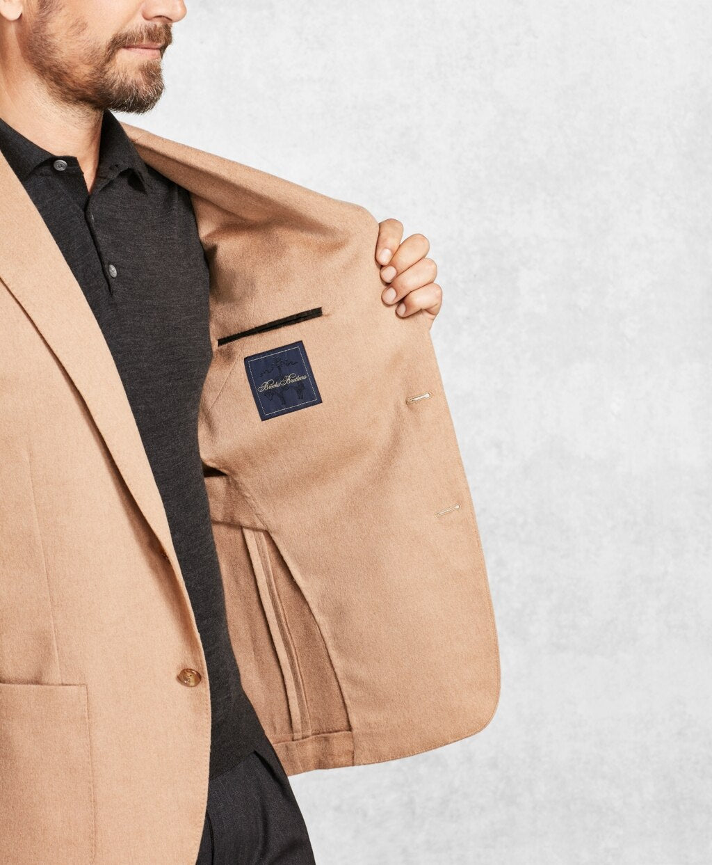 Brooks Brothers Men Golden Fleece® Camel Hair Sport Coat