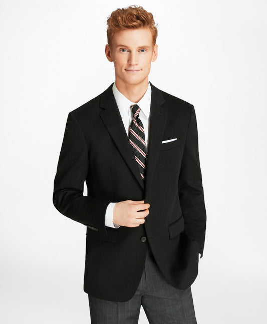 Brooks Brothers Men Milano Fit Two-Button Cashmere Sport Coat