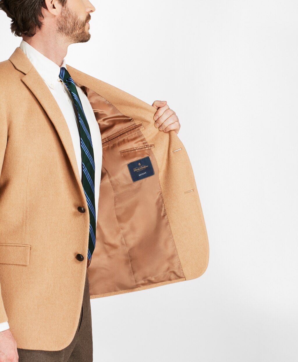 Brooks Brothers Men Regent Fit Camel Hair Sport Coat