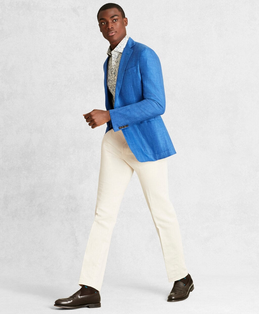 Brooks Brothers Men Golden Fleece® Wool-Blend Twill Sport Coat