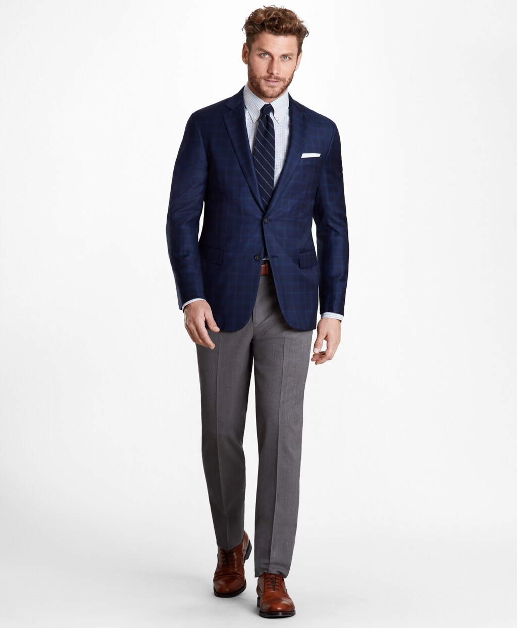 Brooks Brothers Men Regent Fit Check Sport Coat