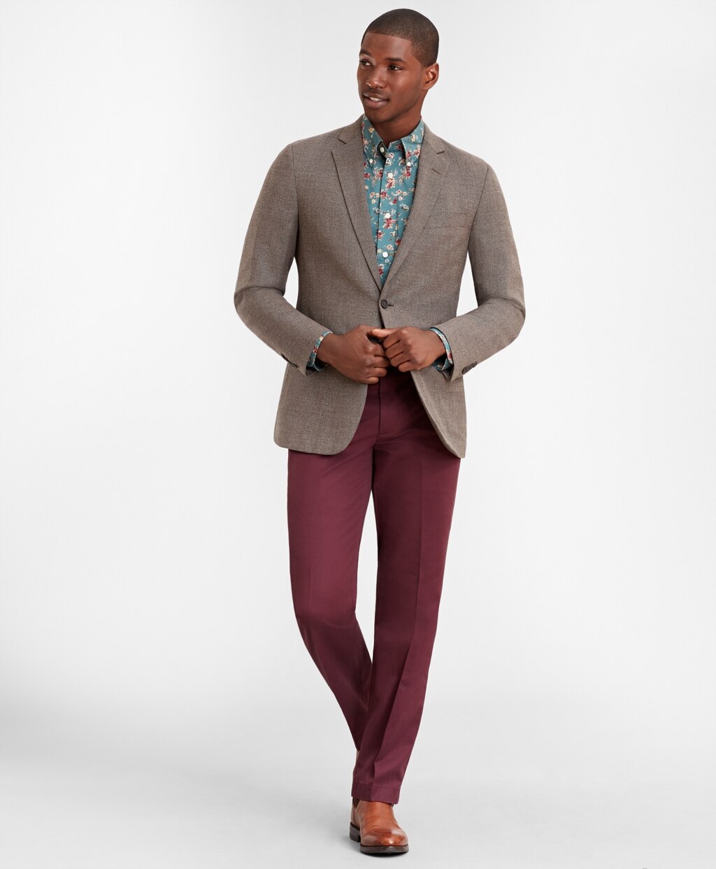 Brooks Brothers Men Regent Fit Hopsack Sport Coat