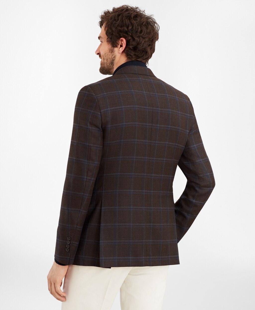 Brooks Brothers Men Regent Fit Plaid Sport Coat