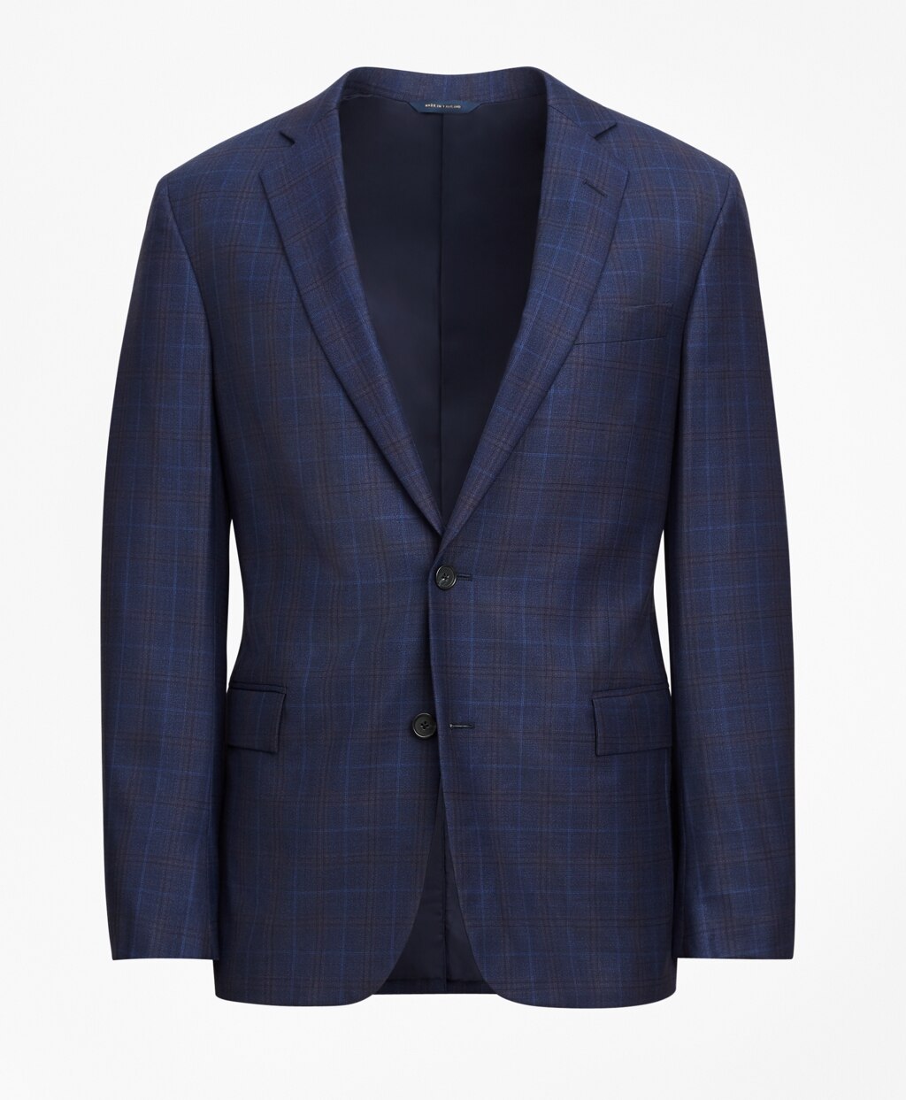 Brooks Brothers Men Regent Fit Navy Plaid Sport Coat