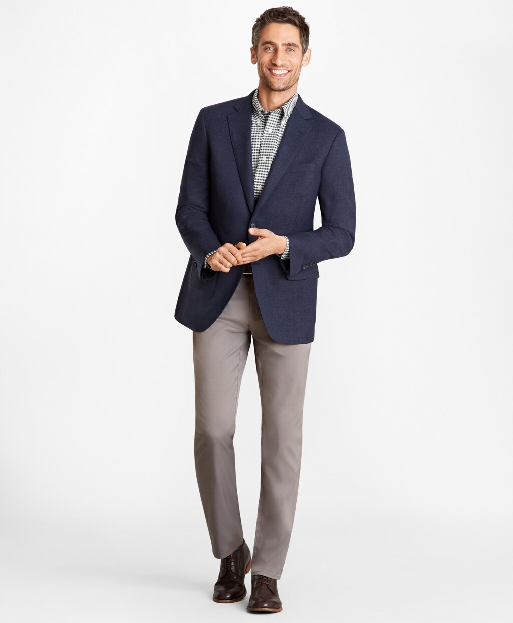 Brooks Brothers Men Madison Fit Hopsack Sport Coat