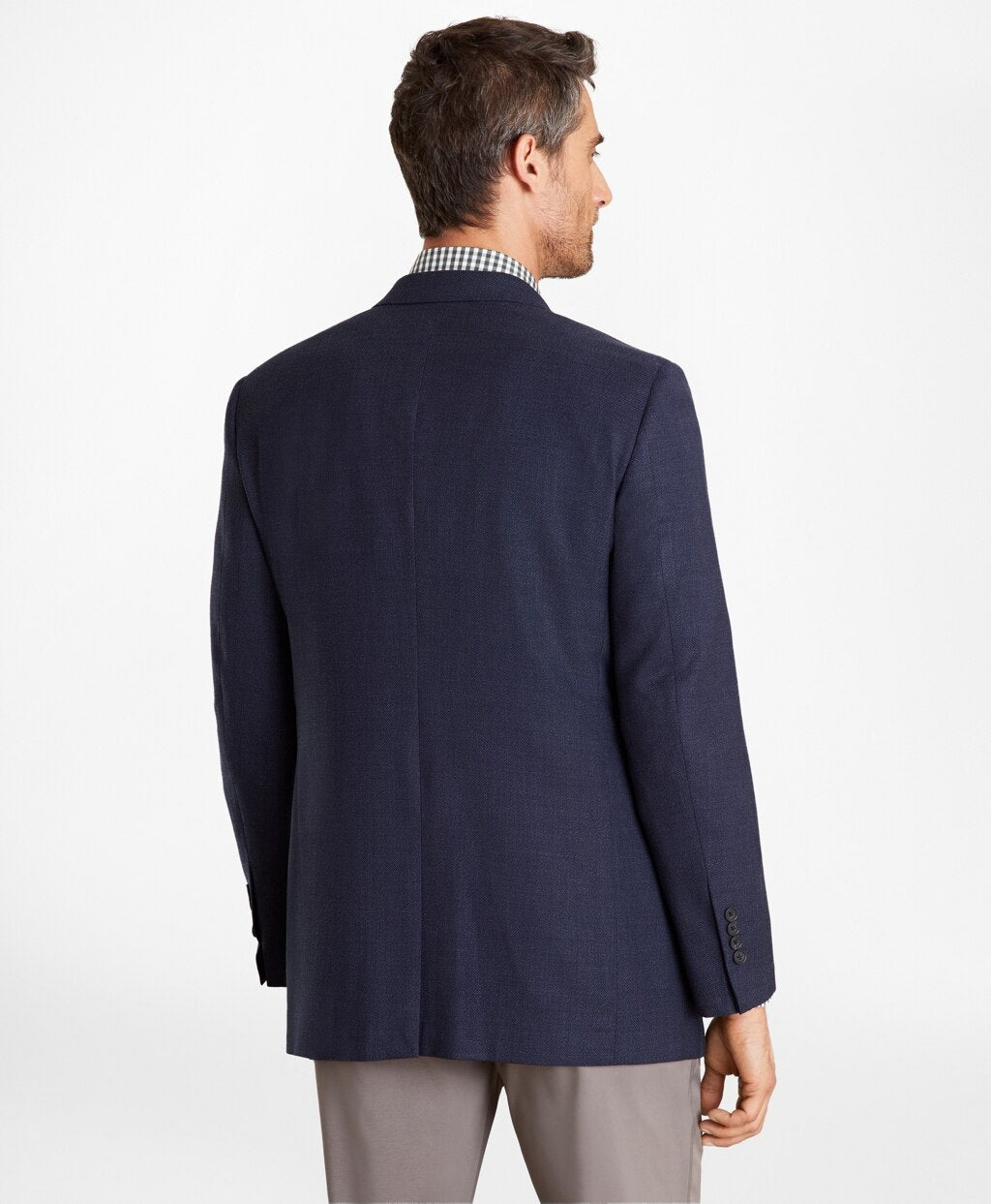 Brooks Brothers Men Madison Fit Hopsack Sport Coat