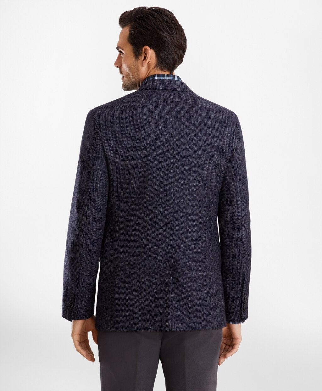 Brooks Brothers Men Regent Fit Herringbone Sport Coat