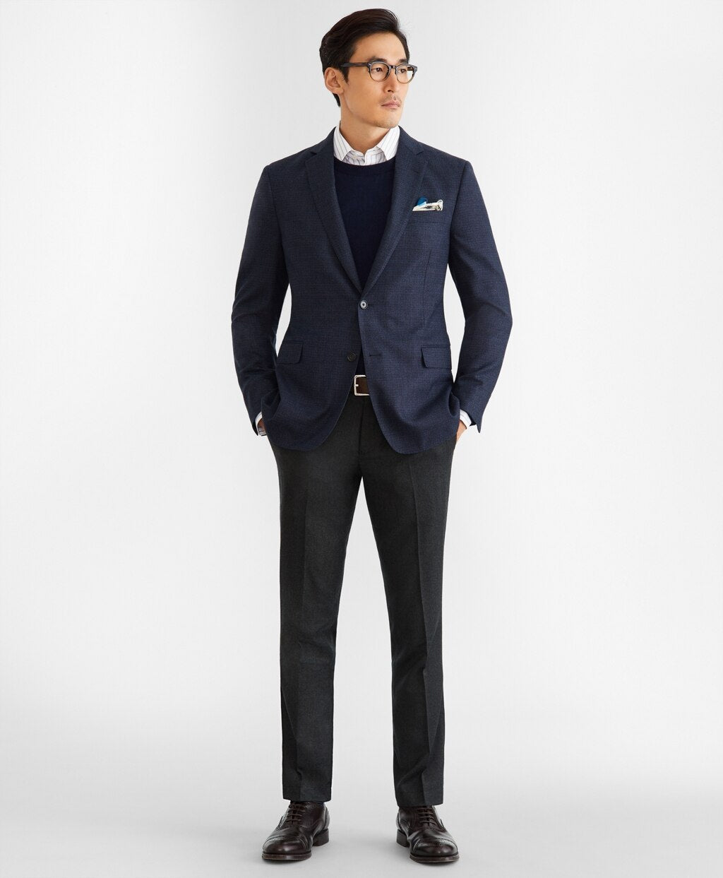 Brooks Brothers Men Regent Fit Two-Button Sport Coat