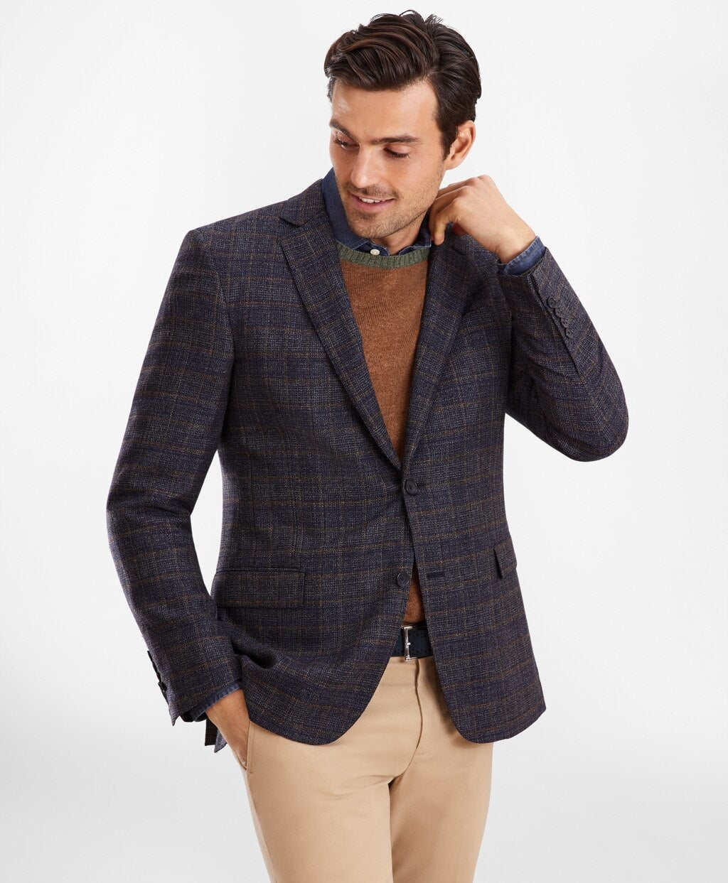 Brooks Brothers Men Regent Fit Check Sport Coat