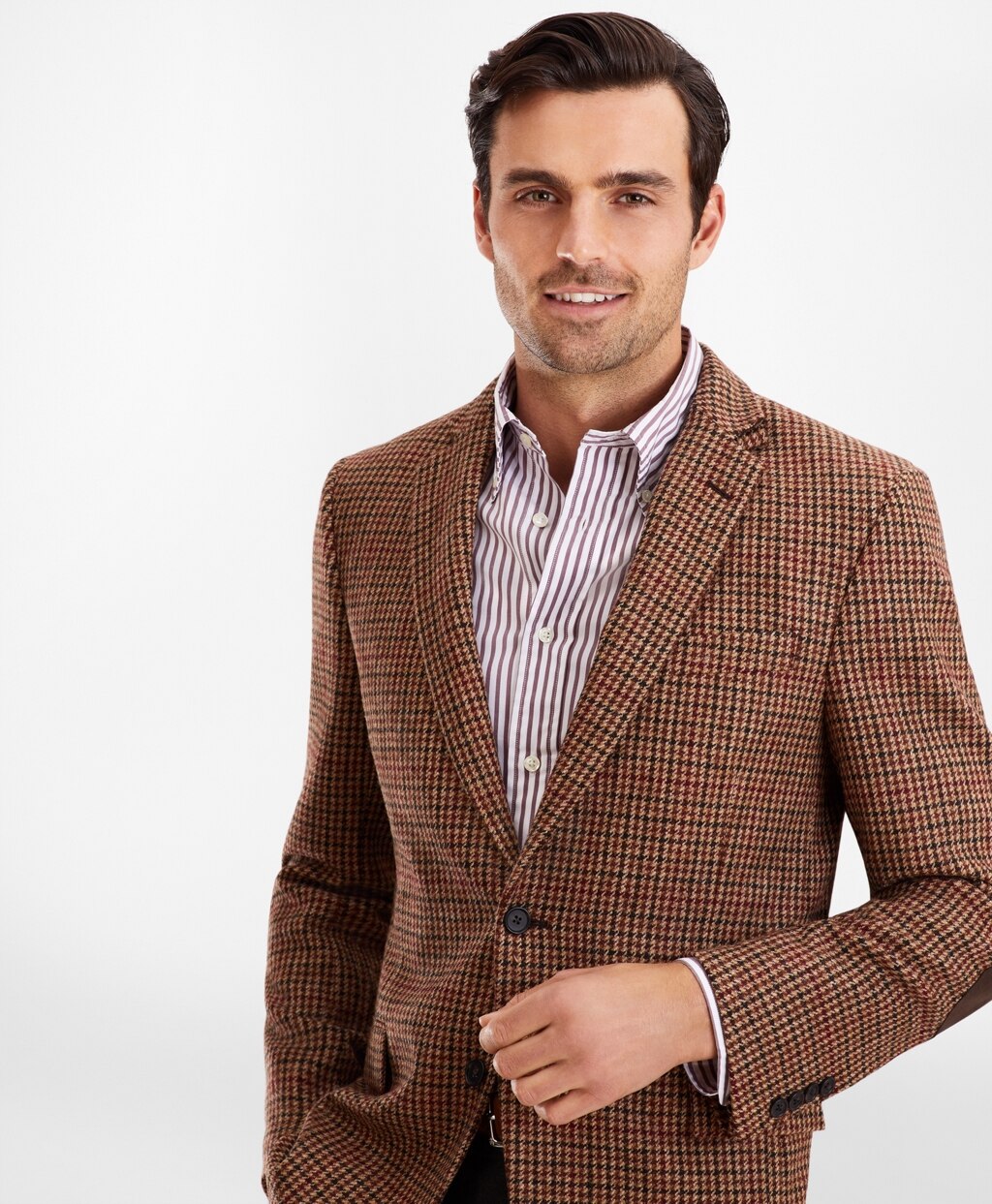 Brooks Brothers Men Regent Fit Plaid Sport Coat