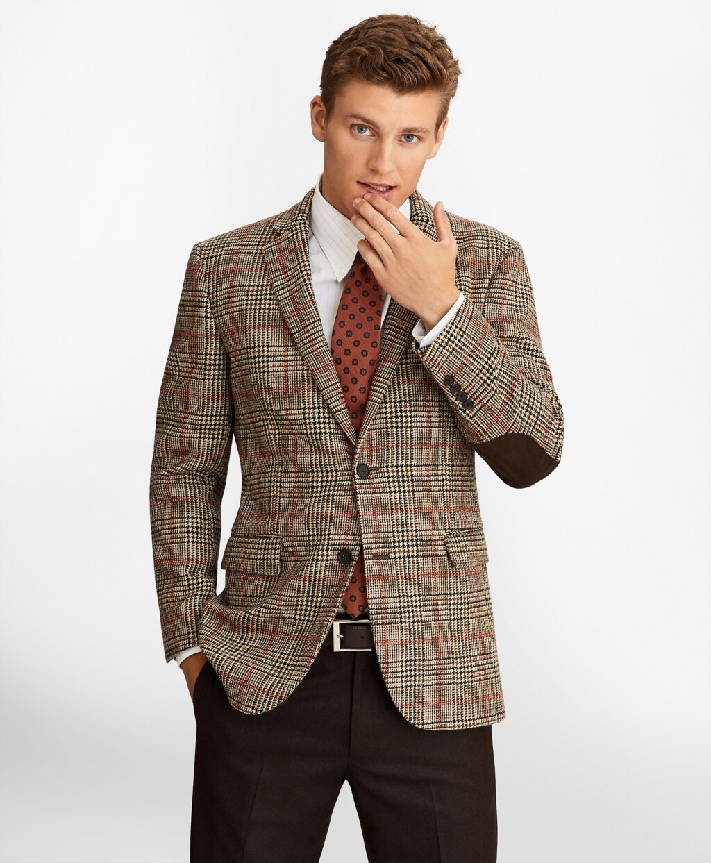 Brooks Brothers Men Milano Fit Plaid Sport Coat