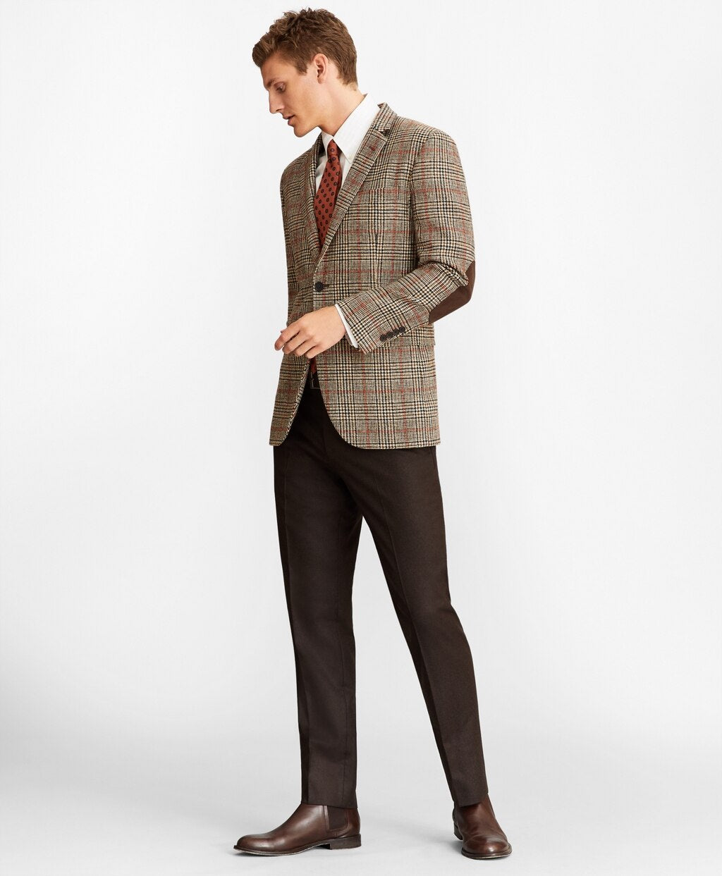 Brooks Brothers Men Milano Fit Plaid Sport Coat