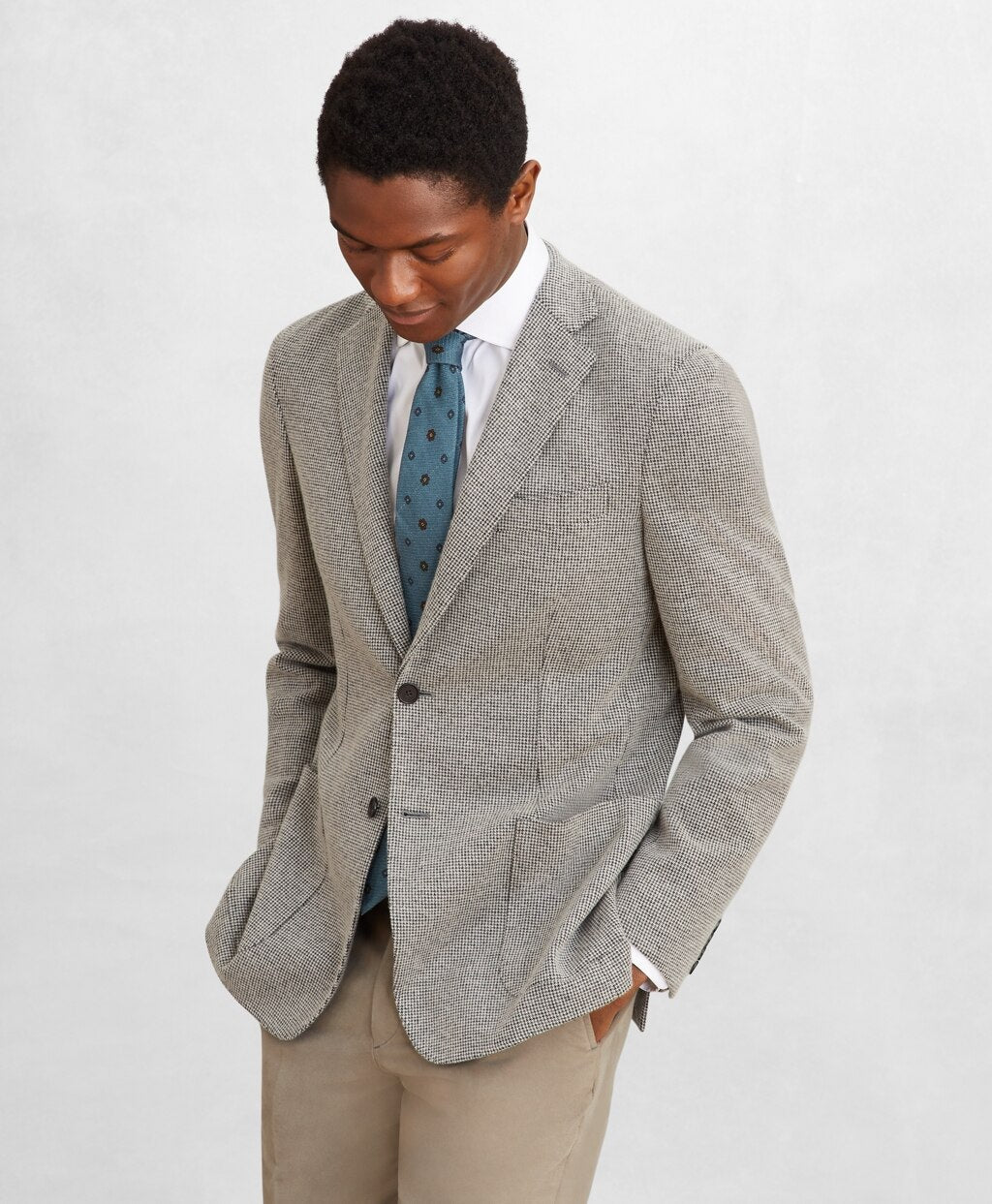 Brooks Brothers Men Golden Fleece® BrooksCloud™ Houndstooth Sport Coat