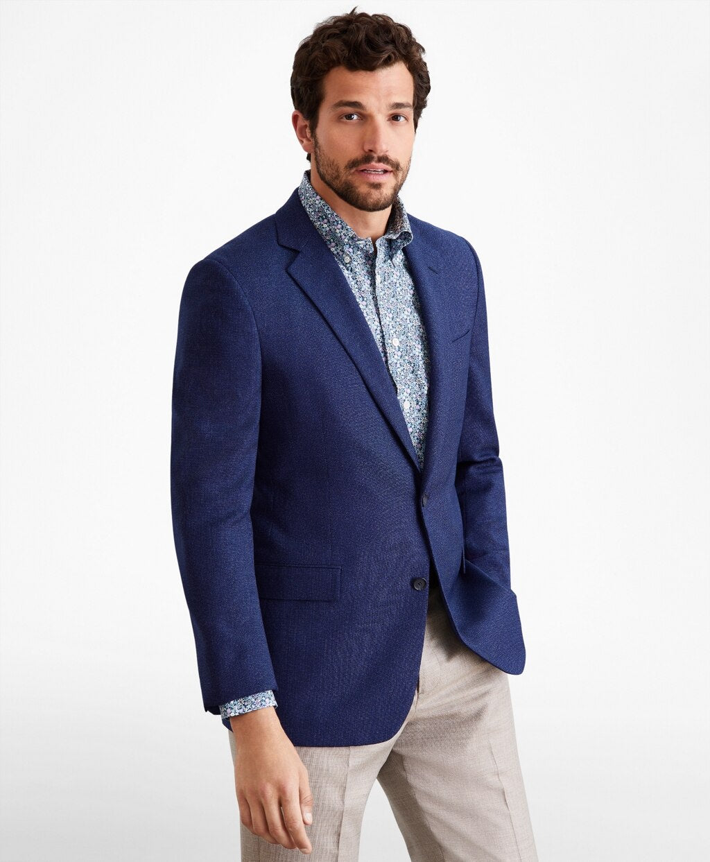 Brooks Brothers Men Regent Fit Hopsack Sport Coat