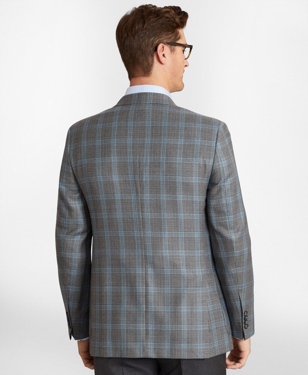 Brooks Brothers Men Regent Fit Three-Button Hopsack Sport Coat