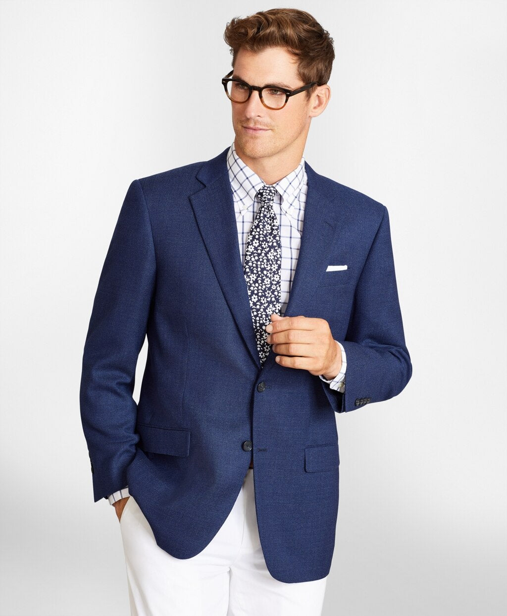 Brooks Brothers Men Madison Fit Hopsack Sport Coat