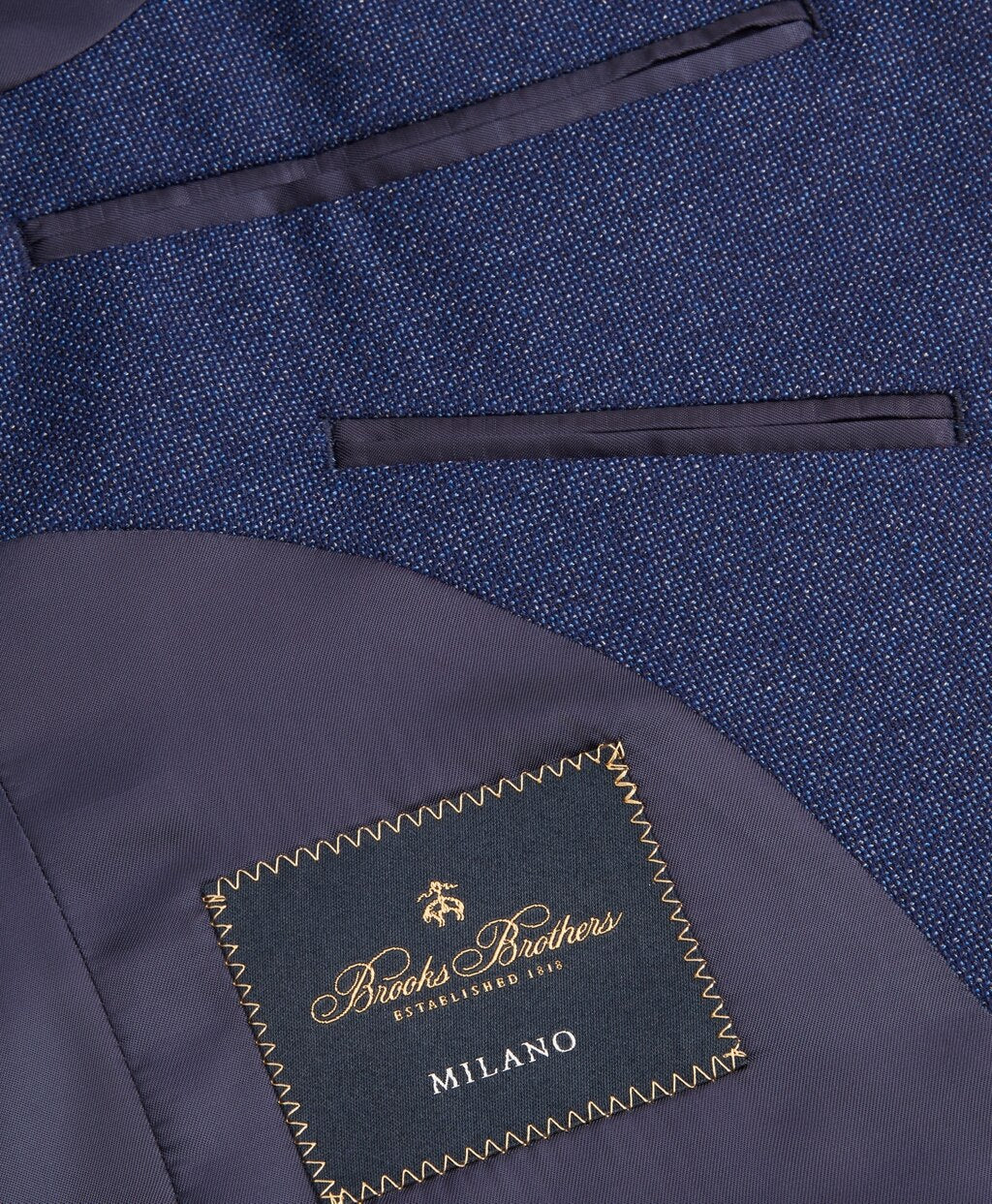 Brooks Brothers Men Milano Fit Hopsack Sport Coat