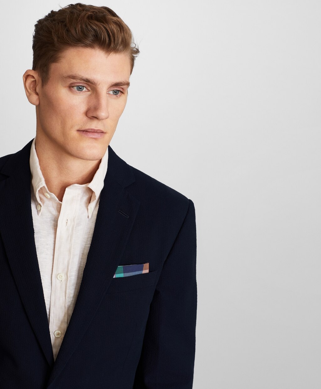 Brooks Brothers Men Regent Fit Seersucker Sport Coat