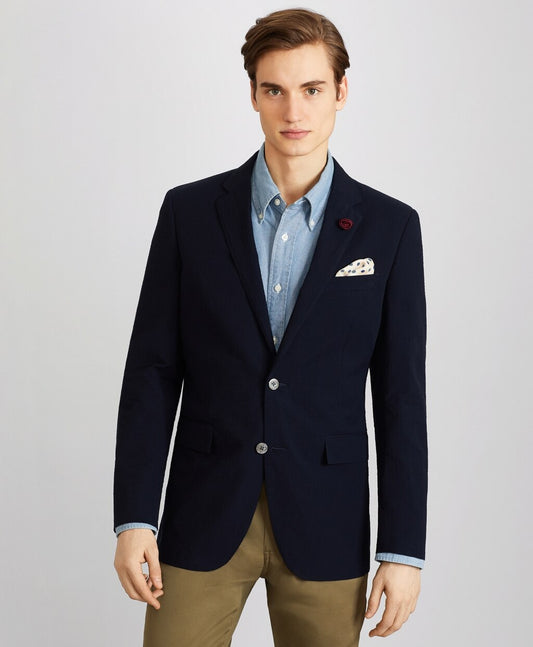 Brooks Brothers Men Milano Fit Seersucker Sport Coat