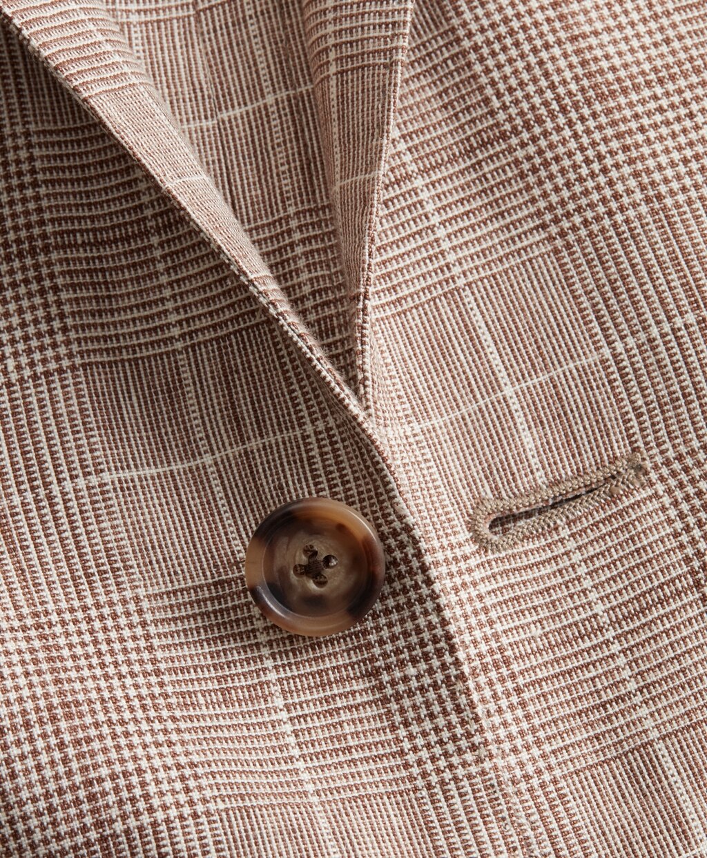 Brooks Brothers Men Madison Fit Linen Check Sport Coat
