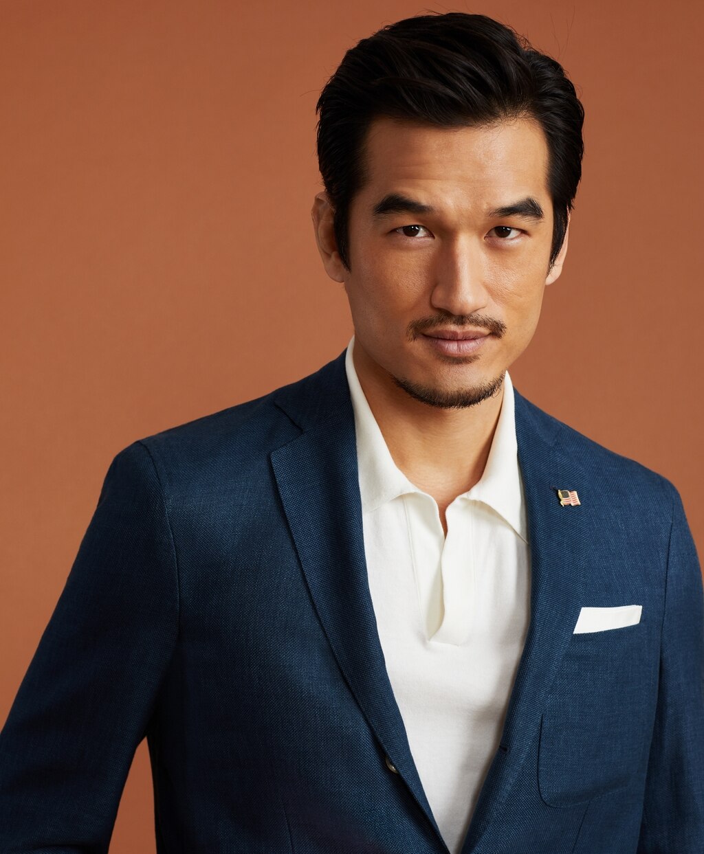 Brooks Brothers Men Golden Fleece® BrooksCloud™ Three-Button Linen-Wool-Silk Sport Coat