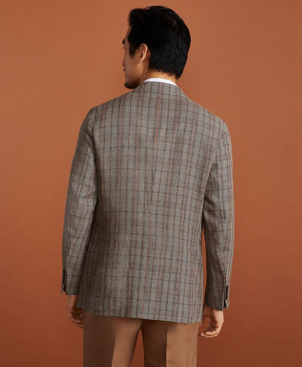 Brooks Brothers Men Golden Fleece® BrooksCloud™ Hemp-Wool Plaid Sport Coat