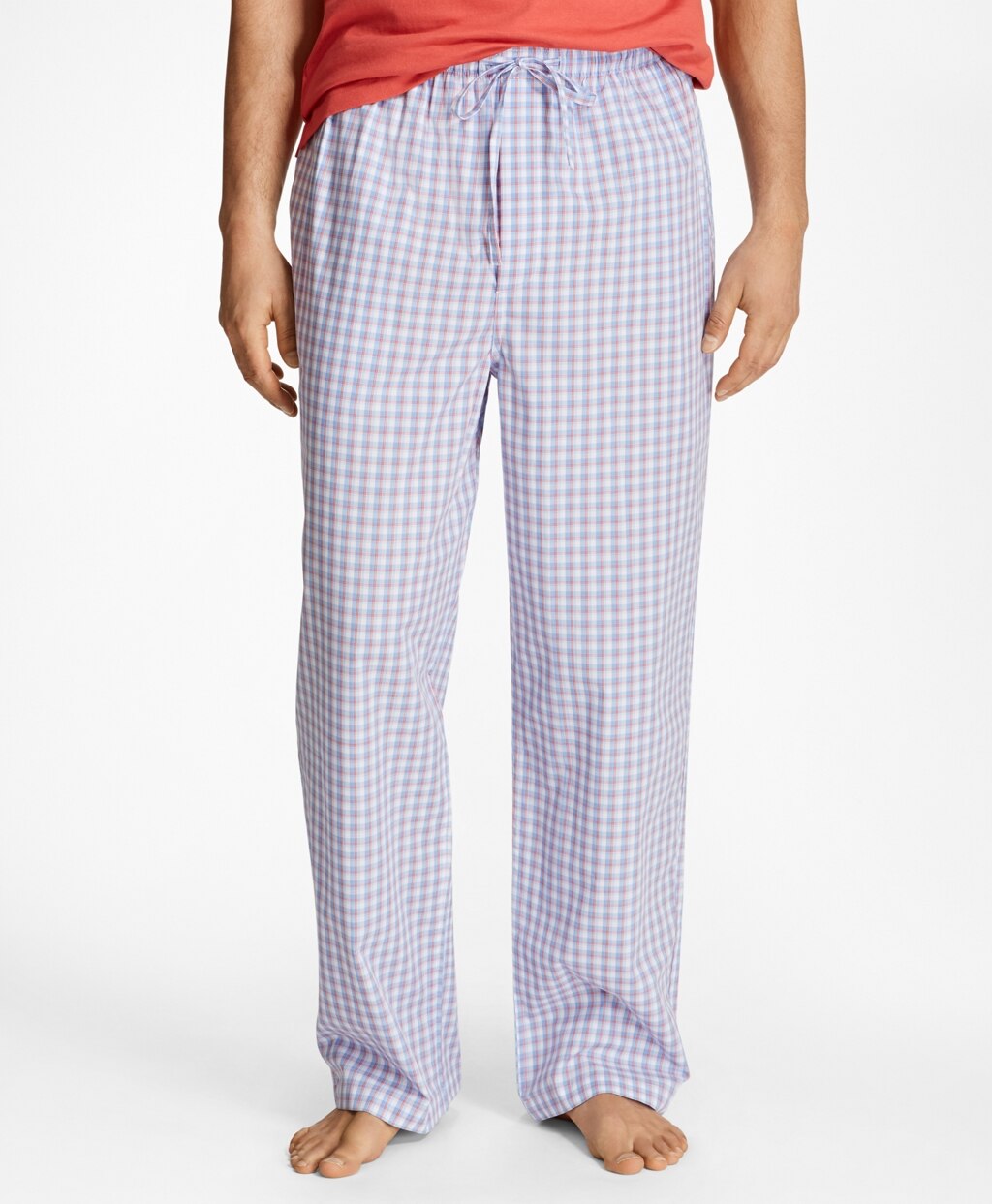 Brooks Brothers Men Hairline Framed Check Lounge Set