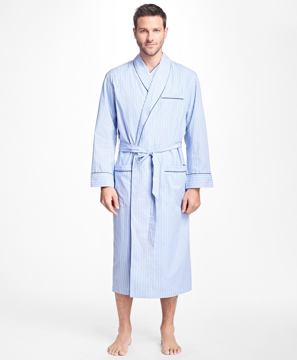 Brooks Brothers Men Bold Stripe Robe