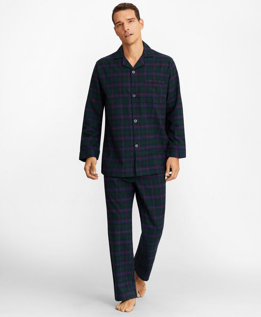Brooks Brothers Men Tartan Flannel Pajamas