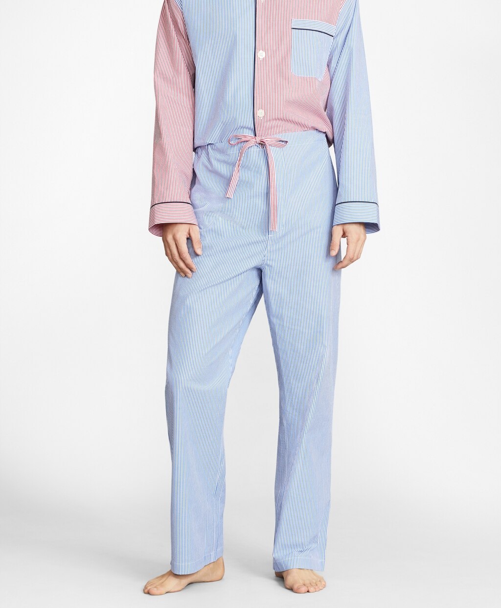 Brooks Brothers Men Seersucker Fun Pajamas