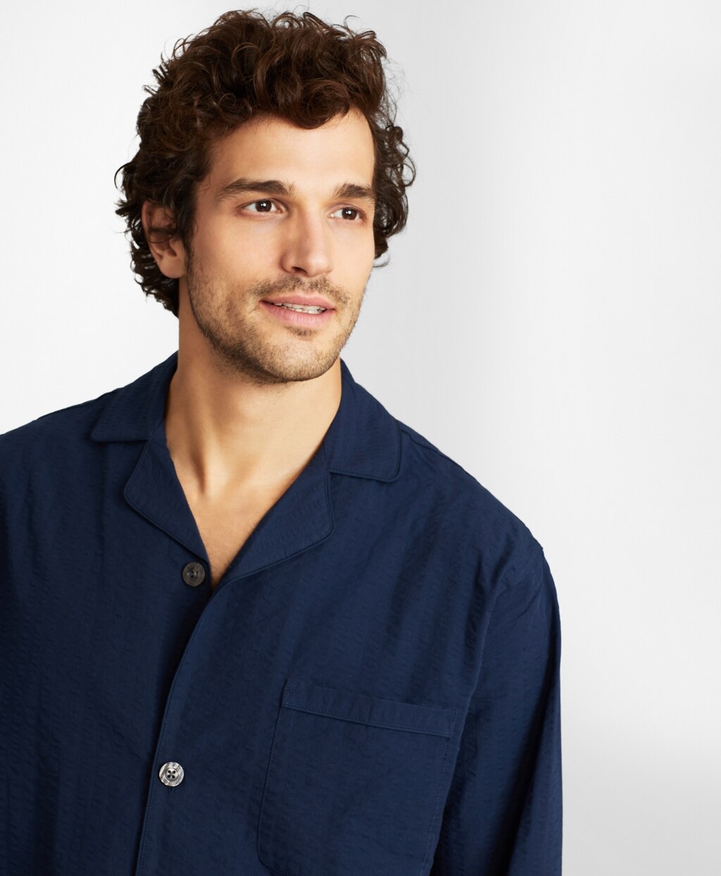 Brooks Brothers Men Seersucker Tonal Stripe Pajamas