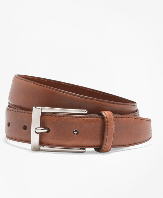 Brooks Brothers Men Silver Buckle Dress Belt