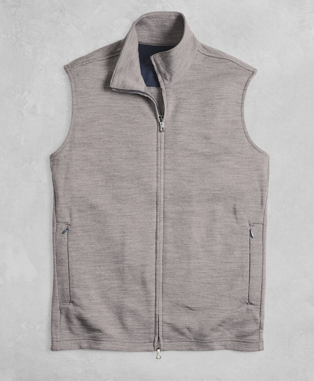 Brooks Brothers Men Golden Fleece® BrooksTech™ French Terry Full-Zip Vest