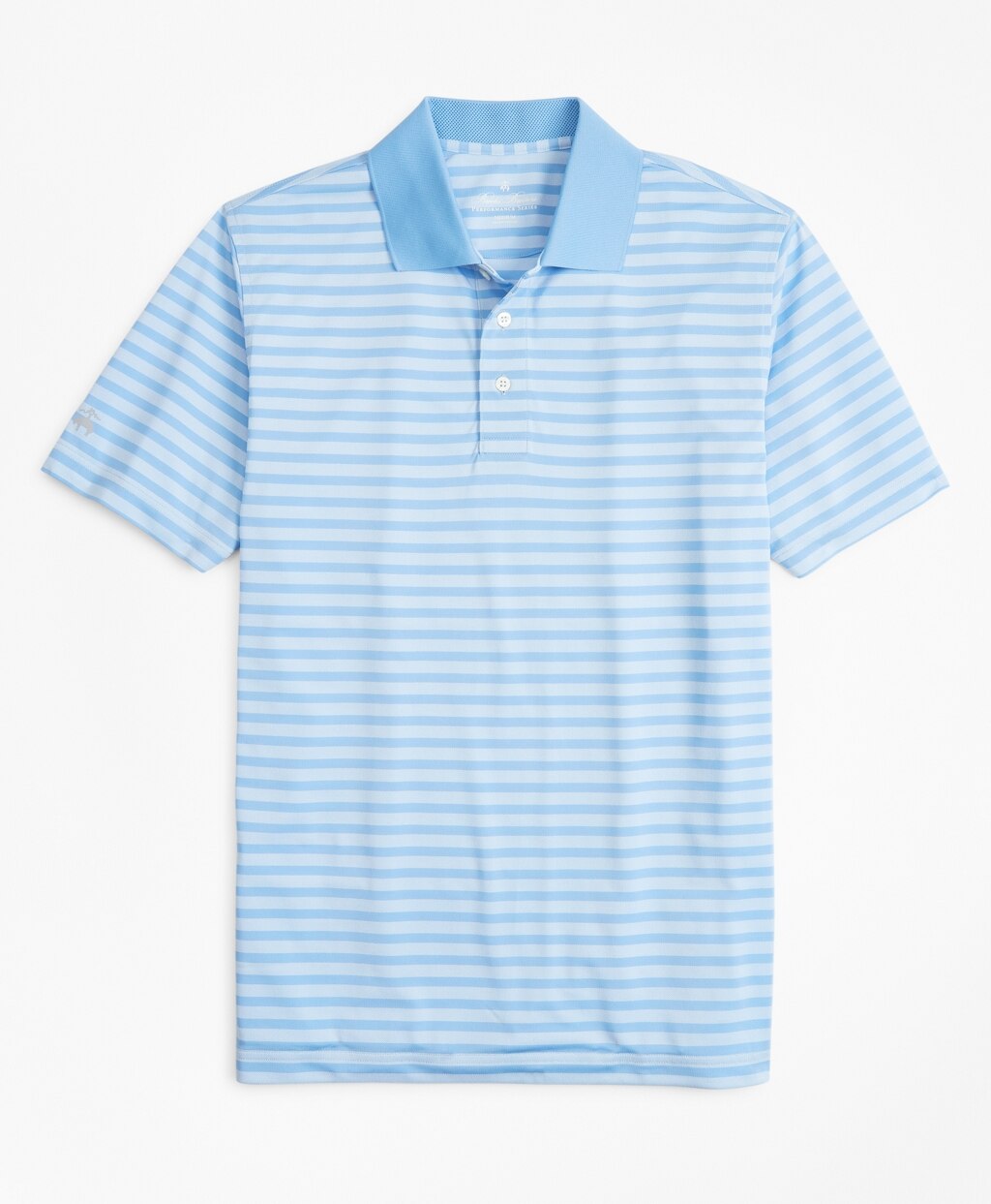 Brooks Brothers Men Performance Series Textured Stripe Polo Shirt