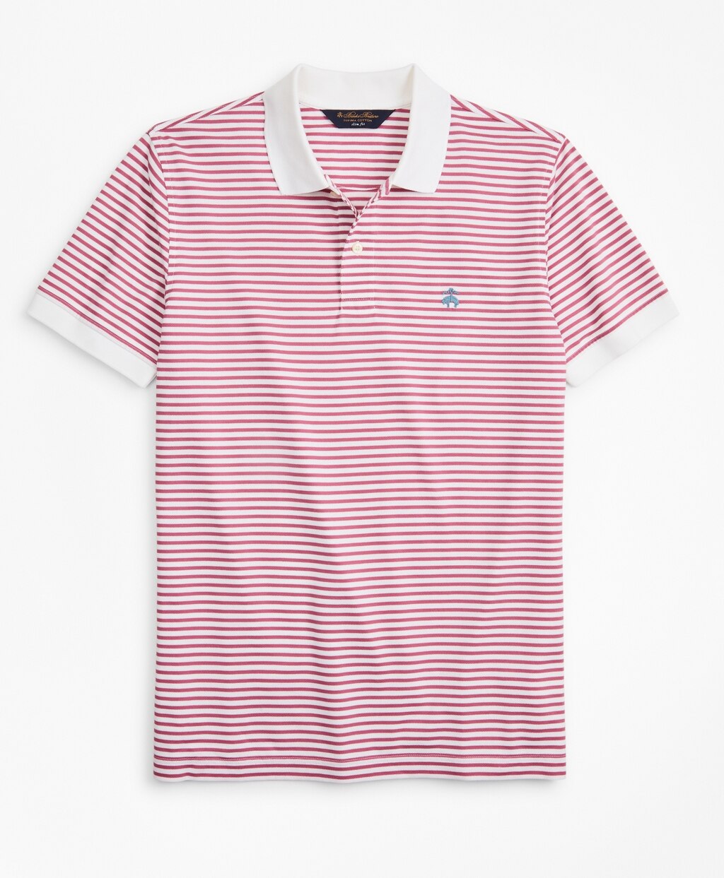 Brooks Brothers Men Slim Fit Feeder Stripe Polo Shirt