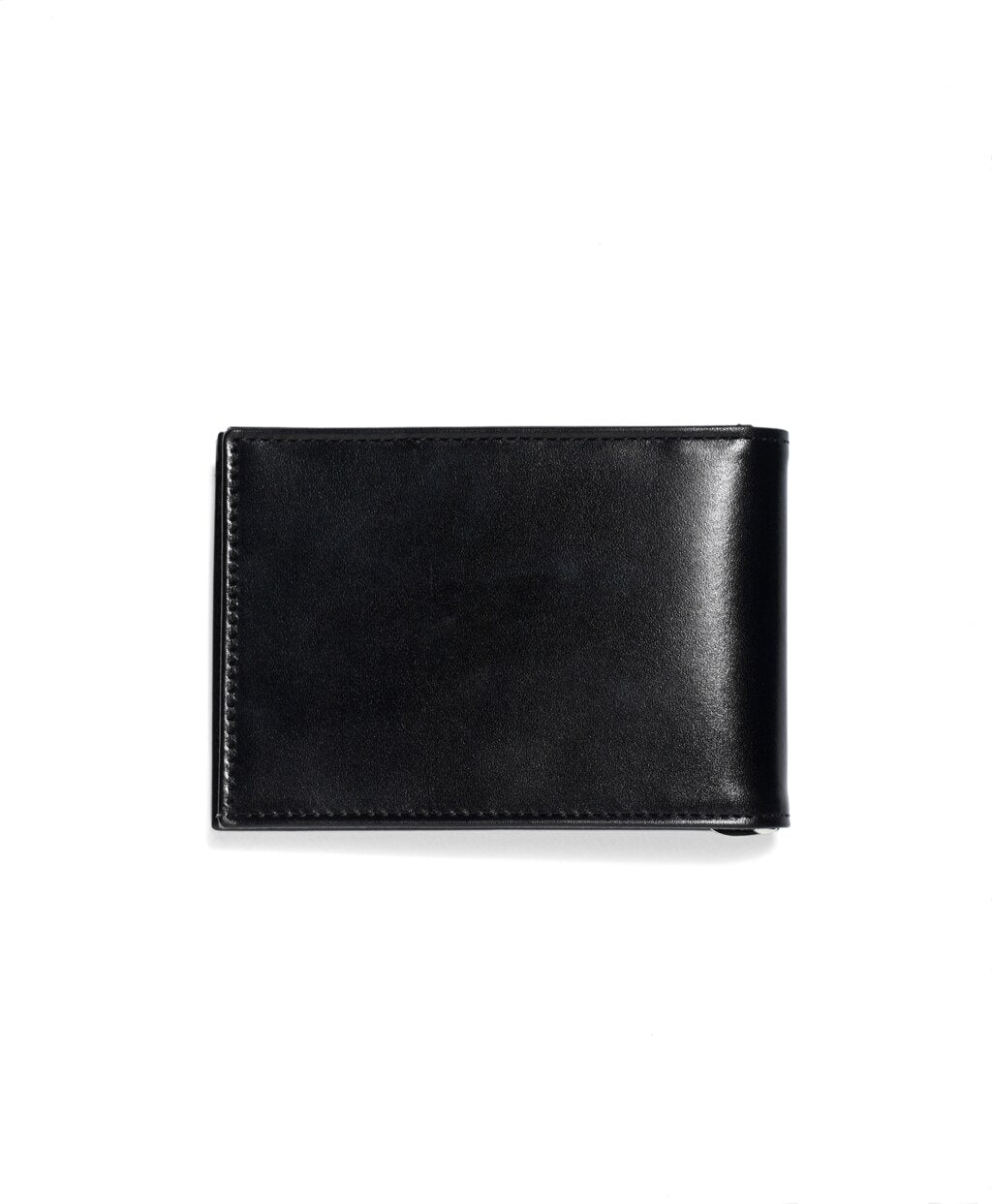 Brooks Brothers Men French Calfskin Slim Wallet with Money Clip