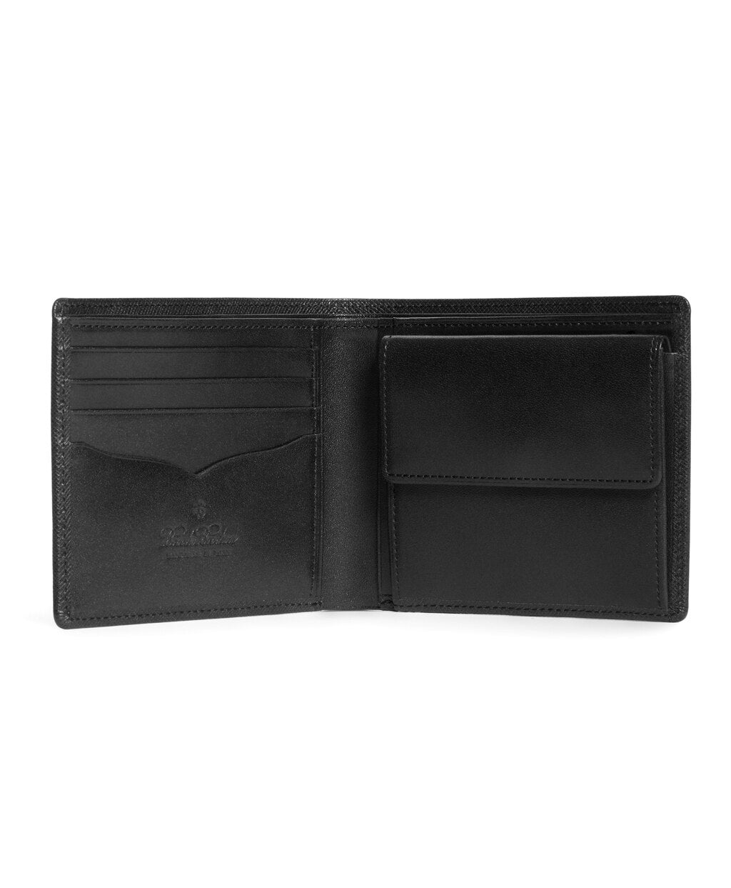 Brooks Brothers Men Saffiano Leather Euro Wallet