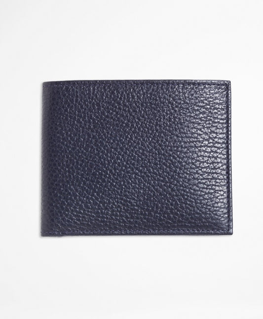 Brooks Brothers Men Pebble Leather Wallet