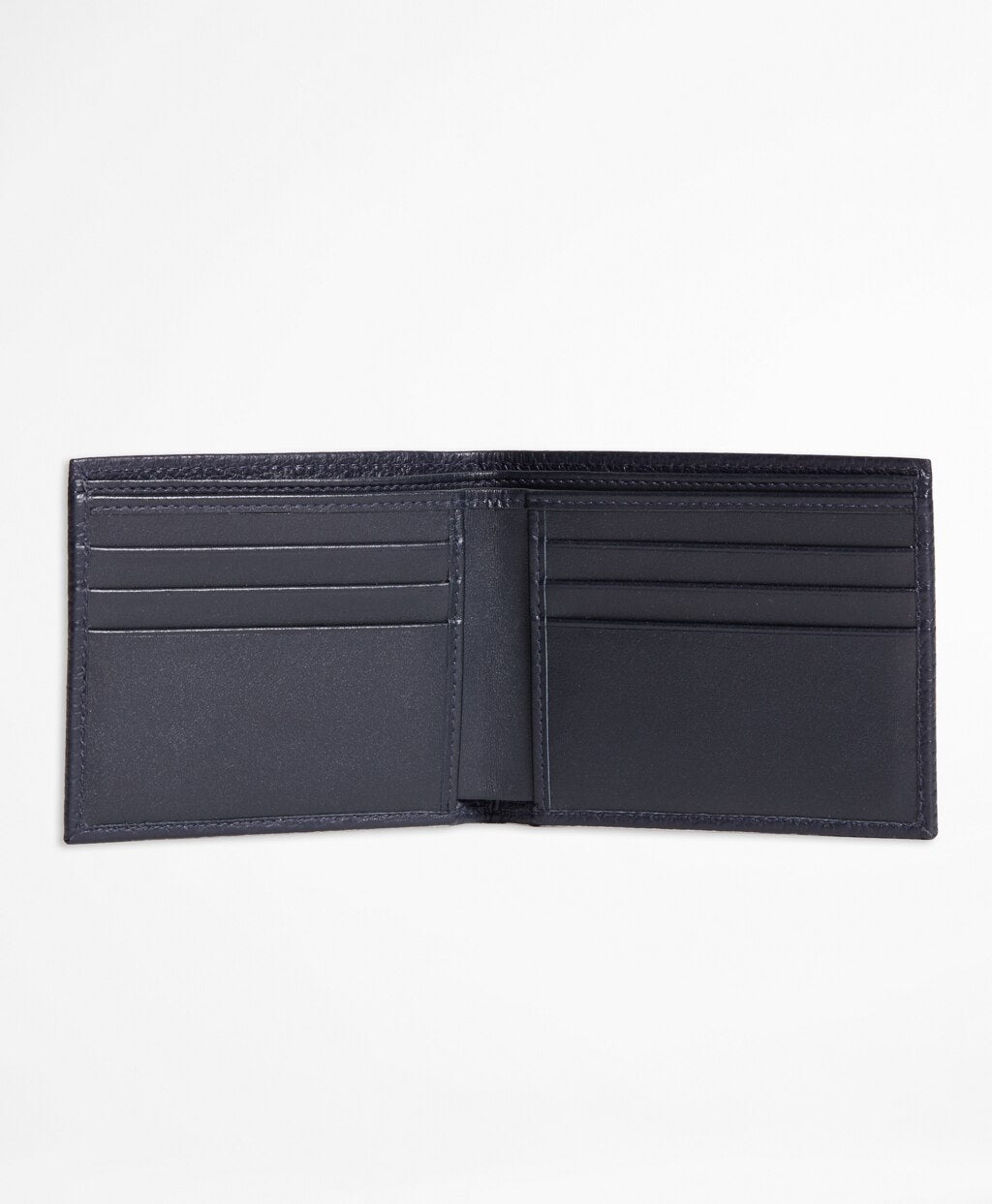 Brooks Brothers Men Pebble Leather Wallet