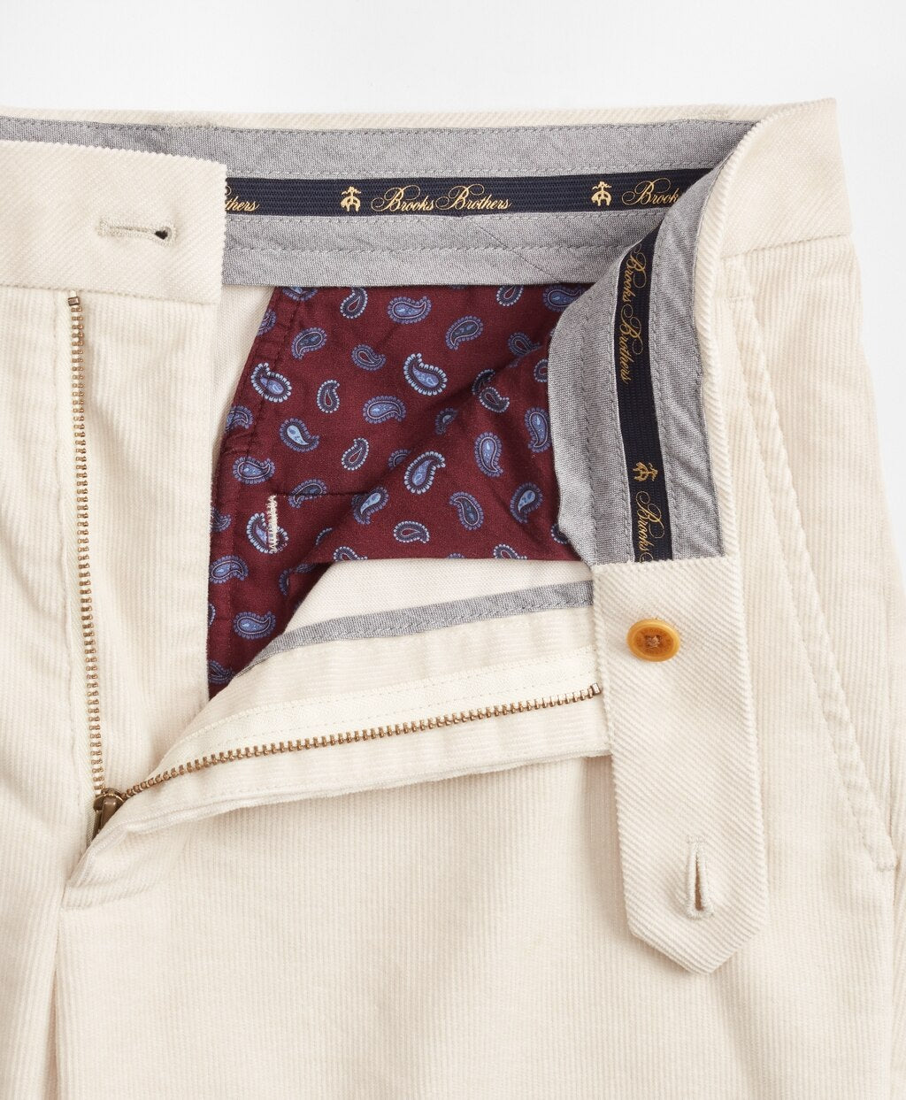 Brooks Brothers Men Clark Fit Fine Wale Stretch Corduroys