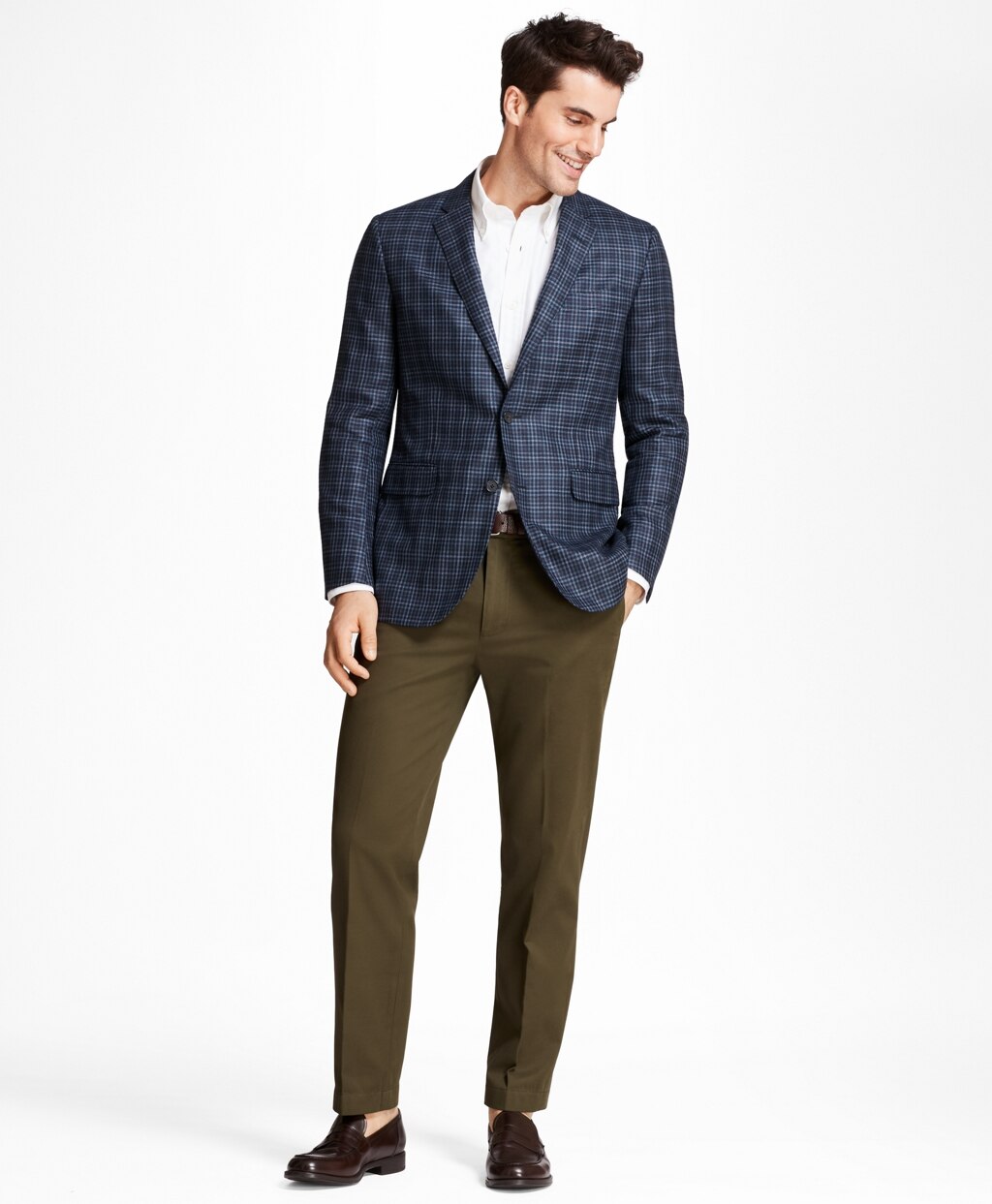 Brooks Brothers Men Milano Fit Supima® Cotton Stretch Chinos