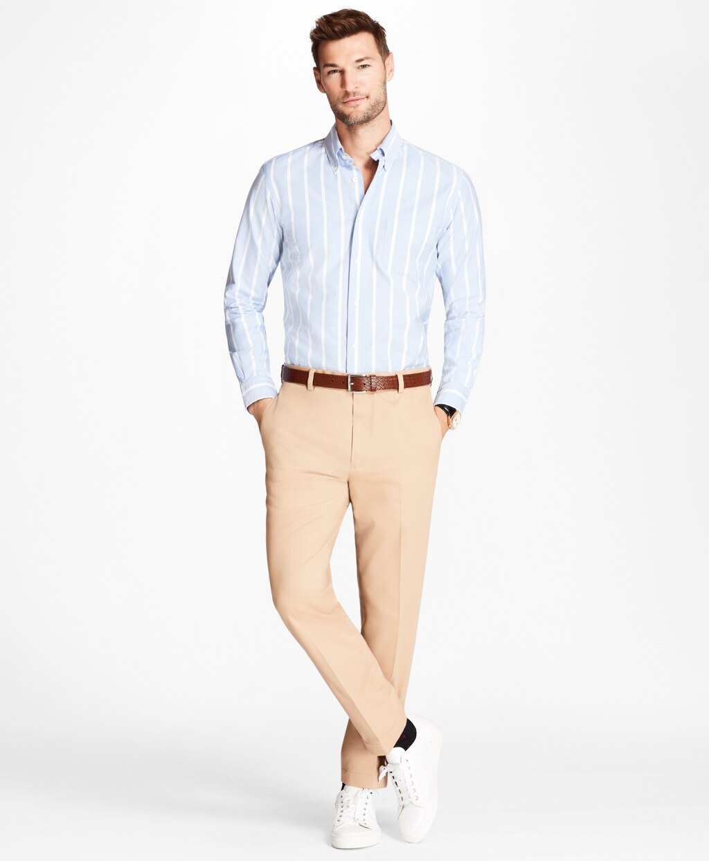 Brooks Brothers Men Clark Fit Stretch Advantage Chino® Pants