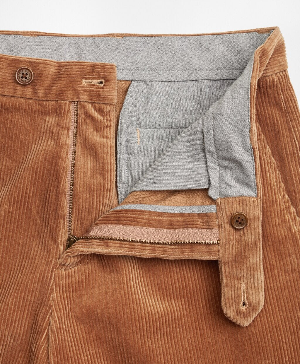 Brooks Brothers Men Milano Fit Wide Wale Stretch Corduroys