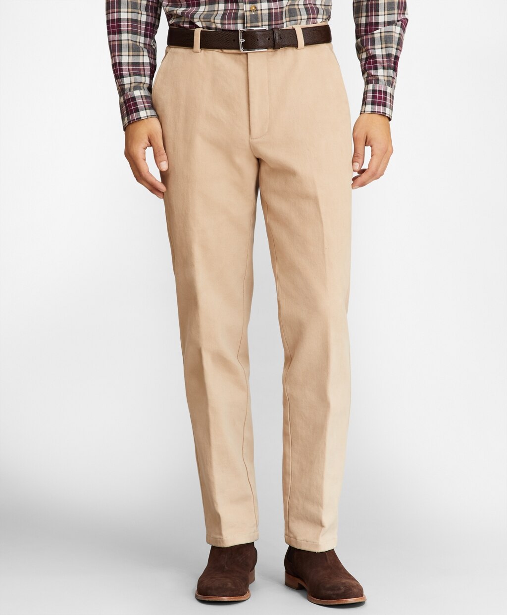Brooks Brothers Men Clark Fit Flannel Lined Chinos