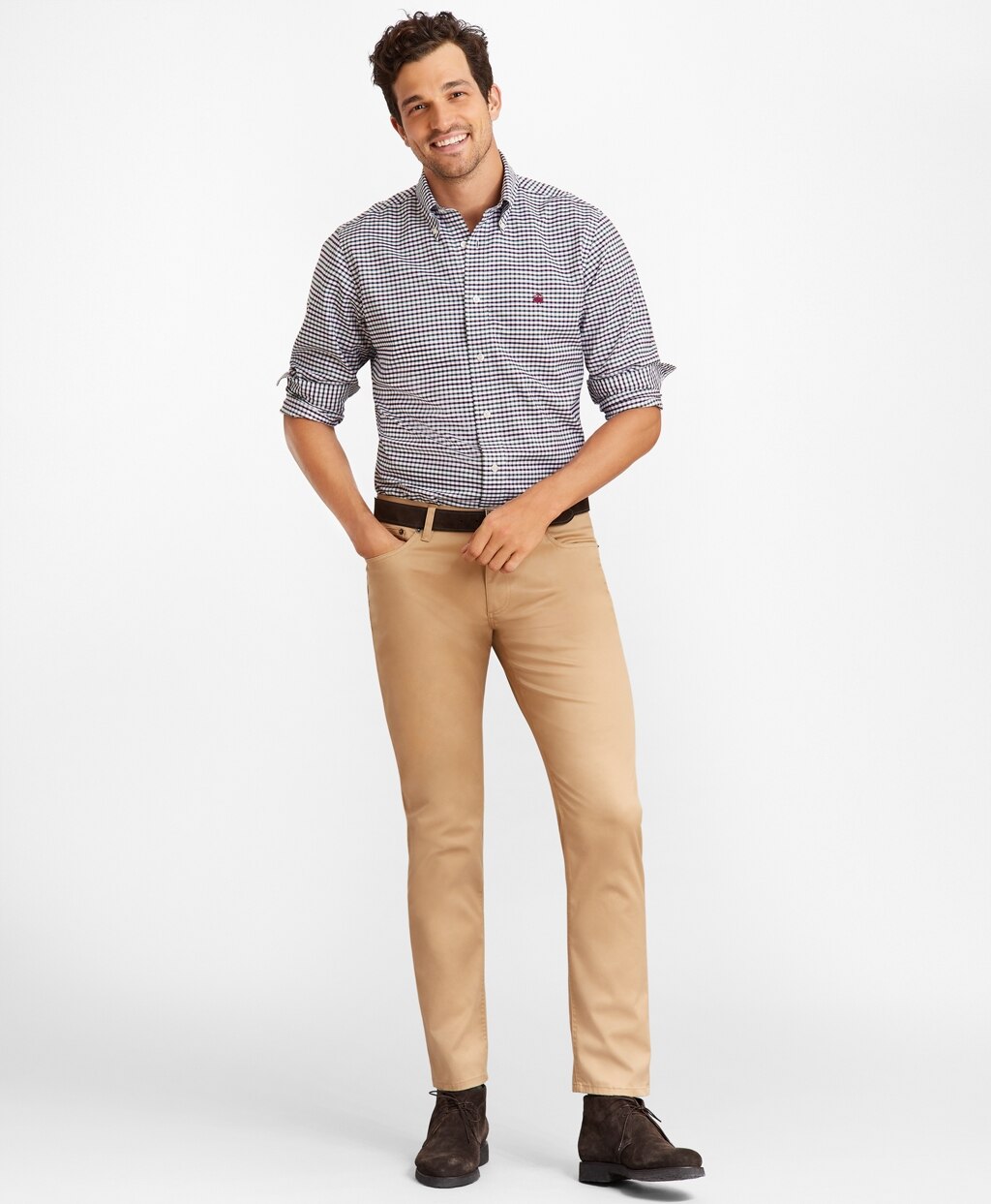 Brooks Brothers Men Slim-Fit Lightweight Stretch Advantage Chino® Five-Pocket Pants