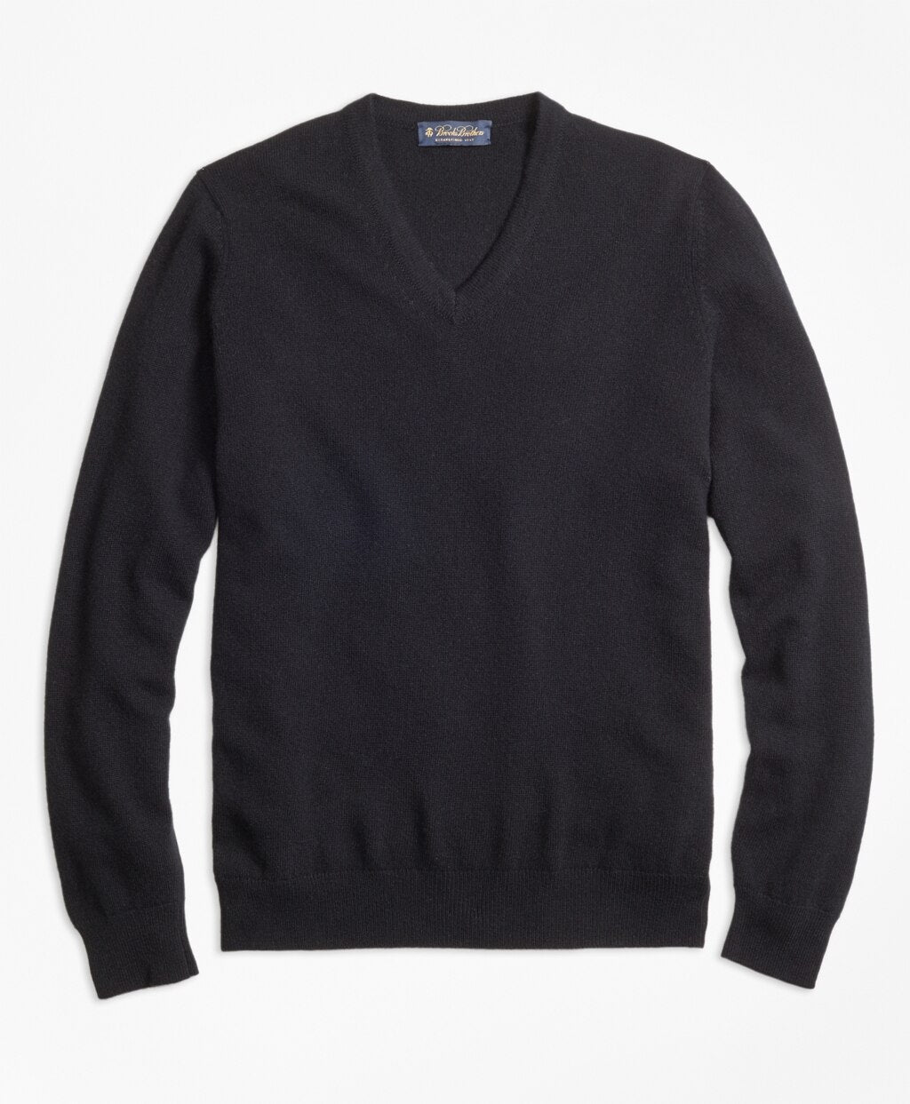 Brooks Brothers Men Cashmere V-Neck Sweater-Basic Colors