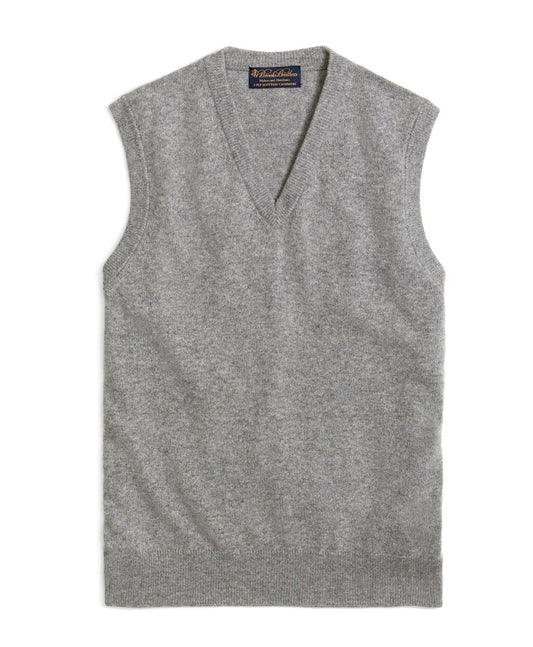 Brooks Brothers Men Cashmere Sweater Vest-Basic Colors