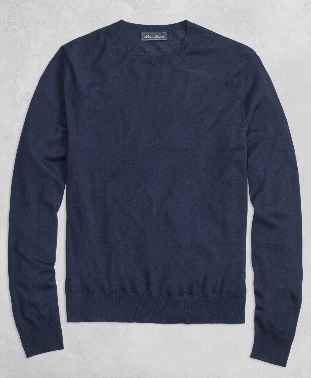 Brooks Brothers Men Golden Fleece® 3-D Knit Fine-Gauge Merino Crewneck Sweater
