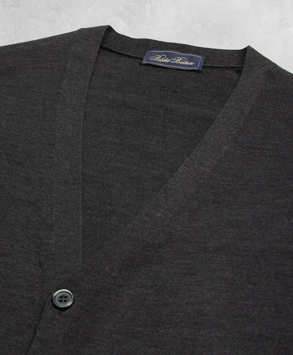 Brooks Brothers Men Golden Fleece® 3-D Knit Fine-Gauge Merino Button Vest